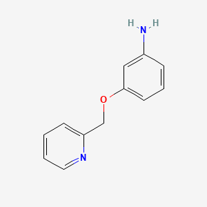 3-(Pyridin-2-ylmethoxy)aniline chemical structure (CAS 105326-56-5)