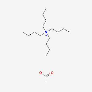 Tetrabutylammonium acetate chemical structure (CAS 10534-59-5)