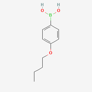(4-Butoxyphenyl)boronic acid chemical structure (CAS 105365-51-3)