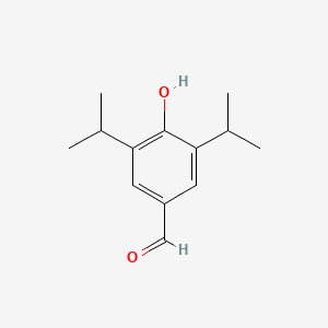 4-Hydroxy-3,5-bis(isopropyl)benzaldehyde chemical structure (CAS 10537-86-7)