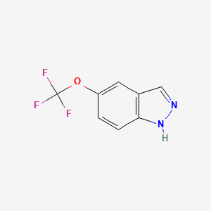 5-(Trifluoromethoxy)-1H-indazole chemical structure (CAS 105391-76-2)