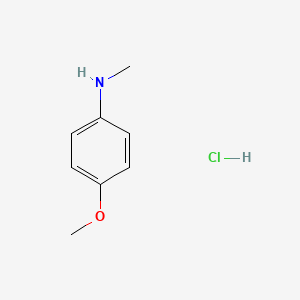 4-Methoxy-N-methylaniline hydrochloride chemical structure (CAS 10541-33-0)