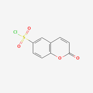 2-Oxo-2H-chromene-6-sulfonyl chloride chemical structure (CAS 10543-42-7)