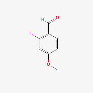 2-Iodo-4-methoxybenzaldehyde chemical structure (CAS 105469-13-4)
