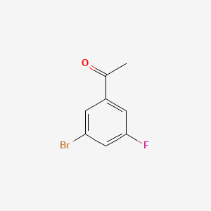 1-(3-Bromo-5-fluorophenyl)ethanone chemical structure (CAS 105515-20-6)