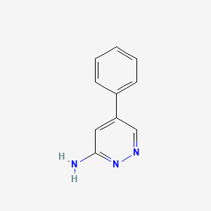 5-Phenylpyridazin-3-amine chemical structure (CAS 105537-97-1)