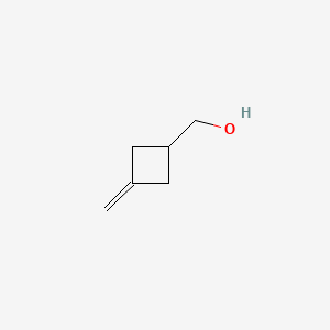 (3-methylidenecyclobutyl)methanol chemical structure (CAS 10555-45-0)