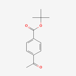 tert-Butyl 4-acetylbenzoate chemical structure (CAS 105580-41-4)