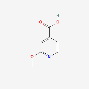 2-Methoxyisonicotinic acid chemical structure (CAS 105596-63-2)