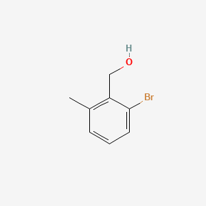 (2-Bromo-6-methylphenyl)methanol chemical structure (CAS 1055969-07-7)