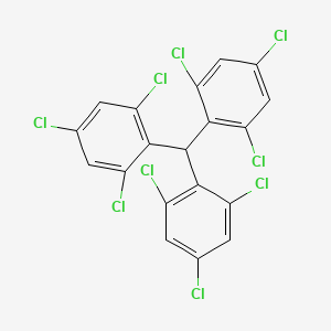 Tris(2,4,6-trichlorophenyl)methane chemical structure (CAS 105633-27-0)