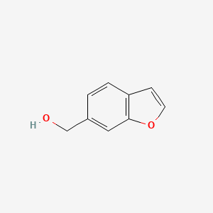 Benzofuran-6-ylmethanol chemical structure (CAS 1056942-24-5)