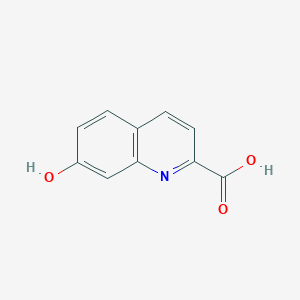 7-Hydroxyquinoline-2-carboxylic acid chemical structure (CAS 1057217-62-5)