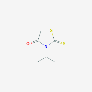 3-Isopropyl-2-thioxothiazolidin-4-one chemical structure (CAS 10574-68-2)