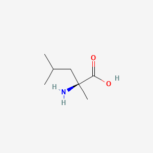 (S)-2-Amino-2,4-dimethylpentanoic acid chemical structure (CAS 105743-53-1)
