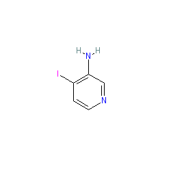 3-Amino-4-iodopyridine chemical structure (CAS 105752-11-2)
