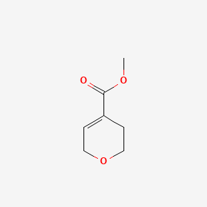 Methyl 3,6-dihydro-2H-pyran-4-carboxylate chemical structure (CAS 105772-14-3)