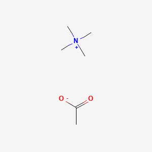 Tetramethylammonium acetate chemical structure (CAS 10581-12-1)