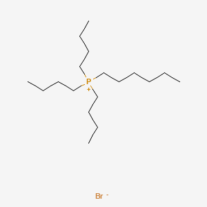 Tributyl(hexyl)phosphonium bromide chemical structure (CAS 105890-71-9)