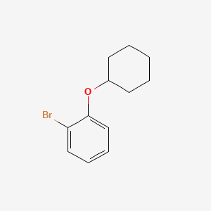 1-Bromo-2-(cyclohexyloxy)benzene chemical structure (CAS 105902-37-2)