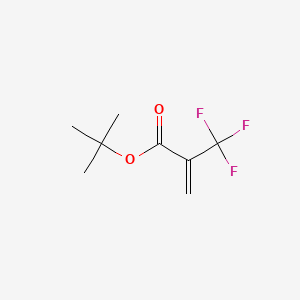 T-butyl2-(trifluoromethyl)acrylate chemical structure (CAS 105935-24-8)