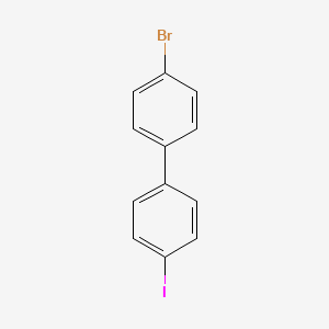4-Bromo-4'-iodo-1,1'-biphenyl chemical structure (CAS 105946-82-5)