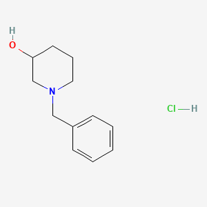 1-Benzyl-3-piperidinol hydrochloride chemical structure (CAS 105973-51-1)