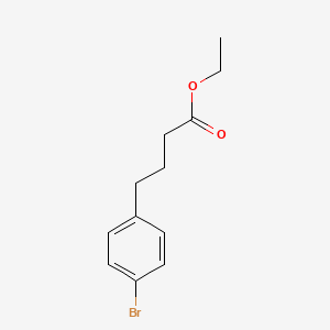 Ethyl 4-(4-bromophenyl)butanoate chemical structure (CAS 105986-54-7)