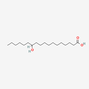 12-Hydroxyoctadecanoic acid chemical structure (CAS 106-14-9)