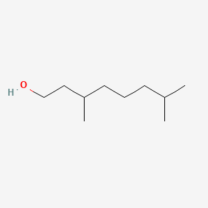 3,7-Dimethyloctan-1-ol chemical structure (CAS 106-21-8)