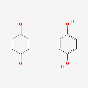 Benzoquinone-hydroquinone chemical structure (CAS 106-34-3)