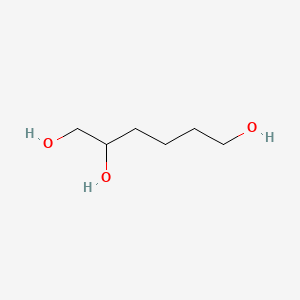 1,2,6-Hexanetriol chemical structure (CAS 106-69-4)