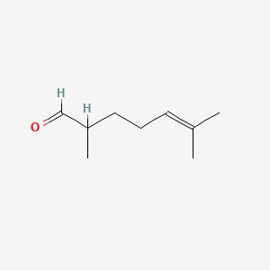 2,6-Dimethylhept-5-enal chemical structure (CAS 106-72-9)