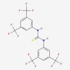 1,3-Bis[3,5-bis(trifluoromethyl)phenyl]thiourea chemical structure (CAS 1060-92-0)