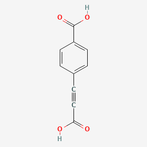 4-(Carboxyethynyl)benzoic acid chemical structure (CAS 10602-02-5)