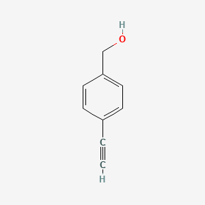 (4-Ethynylphenyl)methanol chemical structure (CAS 10602-04-7)