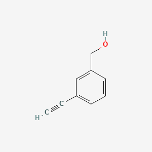 (3-Ethynylphenyl)methanol chemical structure (CAS 10602-07-0)