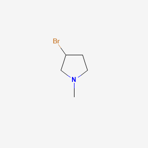 3-Bromo-1-methylpyrrolidine chemical structure (CAS 10603-45-9)
