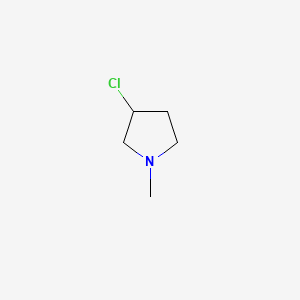 3-Chloro-1-methylpyrrolidine chemical structure (CAS 10603-46-0)
