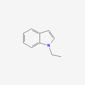 1-Ethyl-1H-indole chemical structure (CAS 10604-59-8)