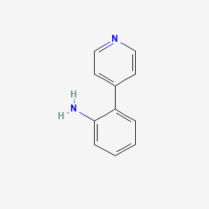 2-(Pyridin-4-yl)aniline chemical structure (CAS 106047-18-1)