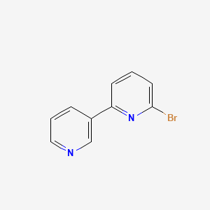 6-Bromo-2,3'-bipyridine chemical structure (CAS 106047-28-3)