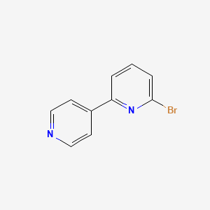 6-Bromo-2,4'-bipyridine chemical structure (CAS 106047-29-4)