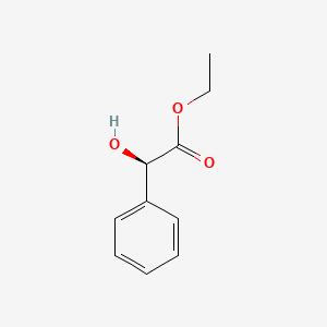 (R)-Ethyl 2-hydroxy-2-phenylacetate chemical structure (CAS 10606-72-1)