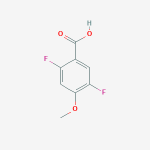 2,5-Difluoro-4-methoxybenzoic acid chemical structure (CAS 1060739-01-6)