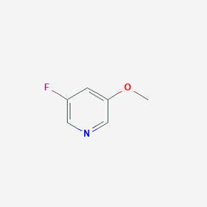 3-Fluoro-5-methoxypyridine chemical structure (CAS 1060801-62-8)
