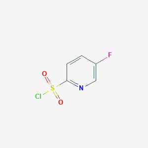 5-Fluoropyridine-2-sulfonyl chloride chemical structure (CAS 1060802-47-2)