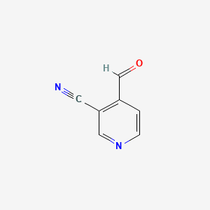 4-Formylnicotinonitrile chemical structure (CAS 1060802-57-4)