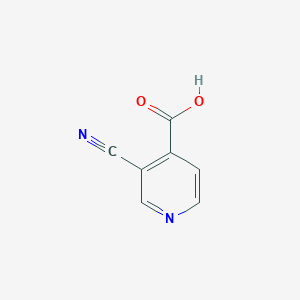 3-Cyanoisonicotinic acid chemical structure (CAS 1060802-59-6)
