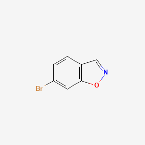 6-Bromo-1,2-benzisoxazole chemical structure (CAS 1060802-88-1)